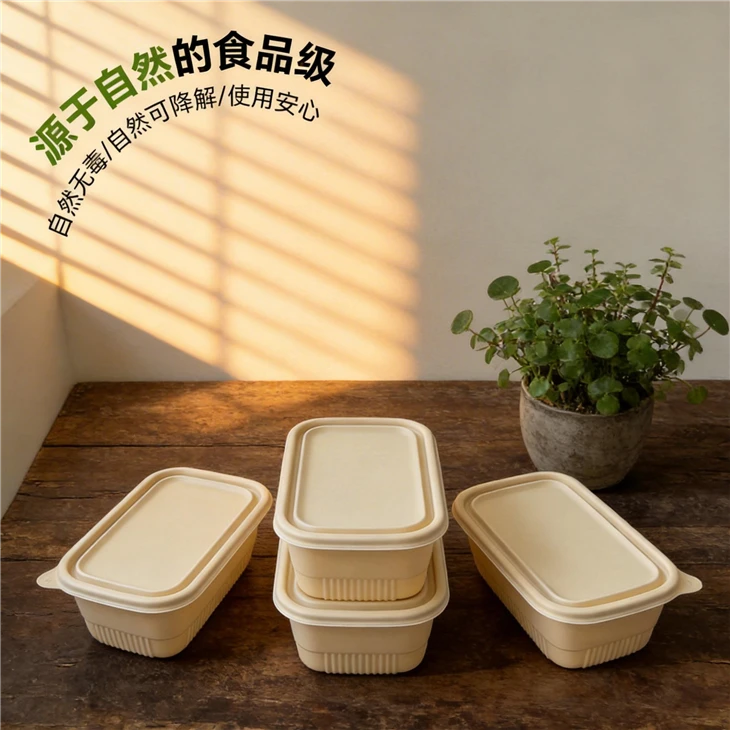 Özel Logo 750ml Bambu Elyaf Bento Kutusu - Gıda Sınıfı Sürdürülebilir İkram Ambalaj Fabrikası